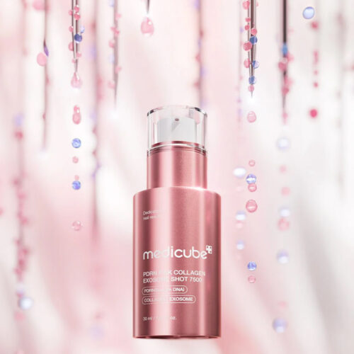 سرم اگزوزوم کلاژن pdrn صورتی 7500 مدی کیوب medicube pdrn pink collagen exosome shot serum 7500