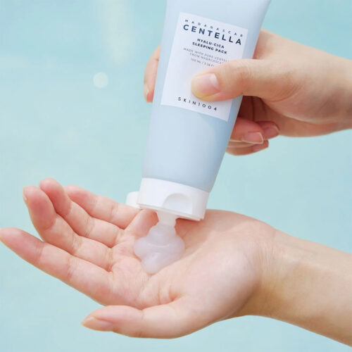 ماسک خواب ابرسان هیالو سیکا سنتلا اسکین 1004 centella skin hyaluronic acid hydrating sleeping mask 1004