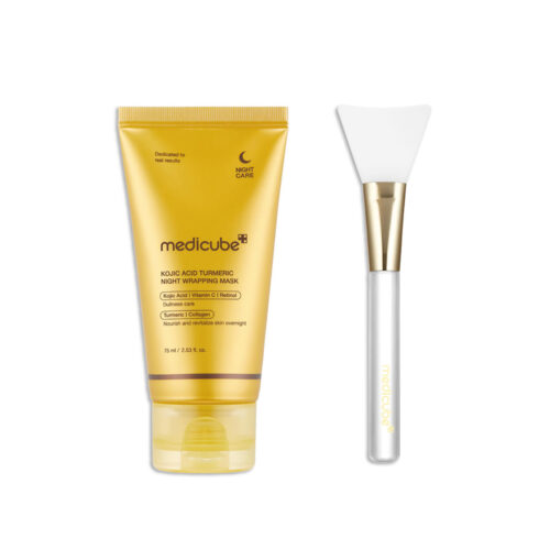 ماسک شب روشن کننده و کوجیک اسید مدی کیوب medicube brightening and kojic acid night mask