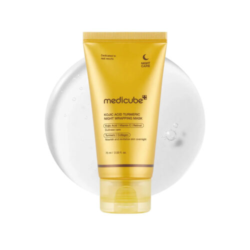 ماسک شب روشن کننده و کوجیک اسید مدی کیوب medicube brightening and kojic acid night mask