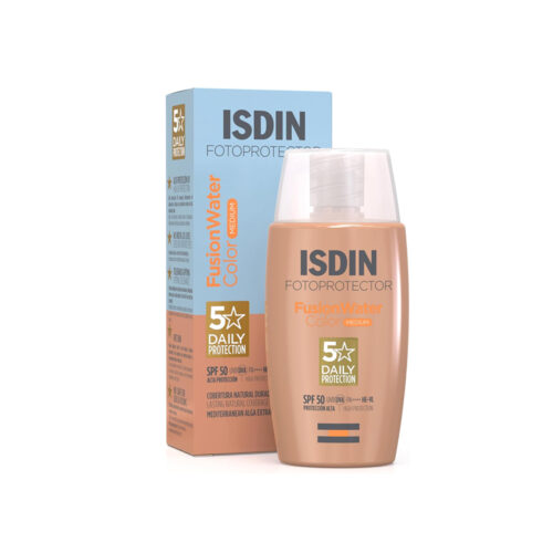 کرم ضد آفتاب فیوژن واتر رنگی ایزدین isdin fotoprotector fusion water color medium