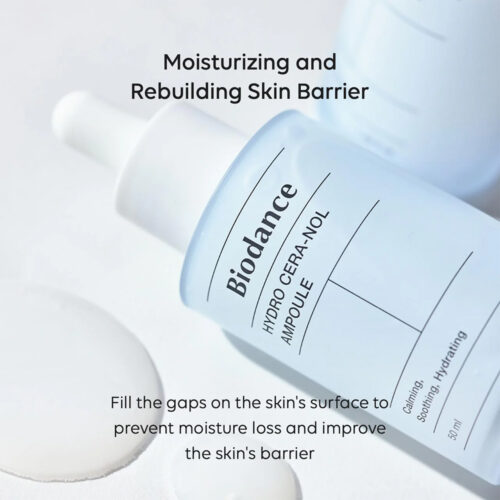 آمپول ابرسان و مرطوب کننده هیدرا سرانول بایودنس biodance hydro cera nol ampoule 50ml