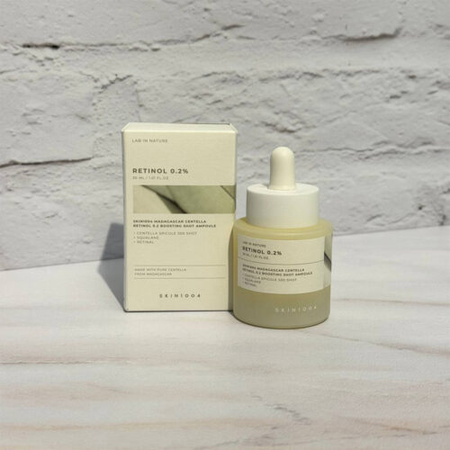 آمپول ضد چروک و جوانساز رتینول 0.2 درصد سنتلا اسکین 1004 Skin1004 Madagascar Centella Retinol 0.2 Boosting Shot Ampoule