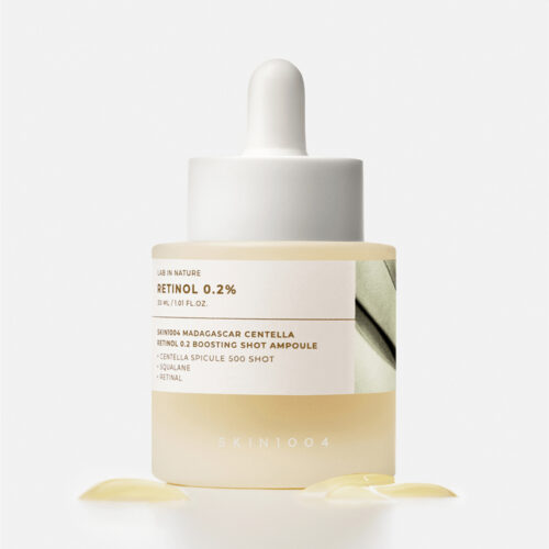 آمپول ضد چروک و جوانساز رتینول 0.2 درصد سنتلا اسکین 1004 Skin1004 Madagascar Centella Retinol 0.2 Boosting Shot Ampoule