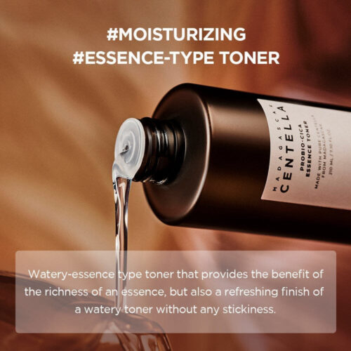 تونر اسنس تقویت کننده و تسکین دهنده پروبیو سیکا اسکین 1004 probio cica essence toner skin1004 madagascar centella