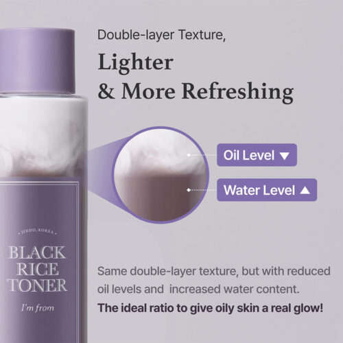 تونر برنج سیاه کنترل چربی آیم فرام I'm From Black Rice Toner