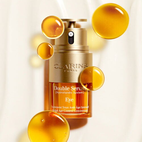 سرم دور چشم جوانساز دابل کلارنس clarins double serum eye