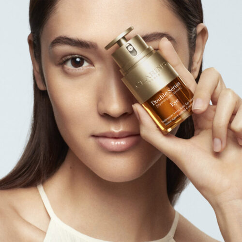 سرم دور چشم جوانساز دابل کلارنس clarins double serum eye
