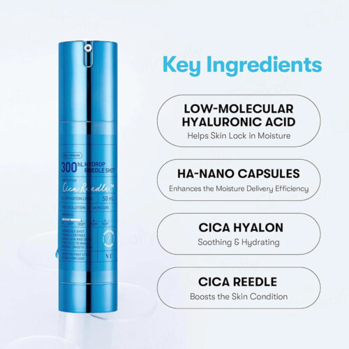 سرم هیالورونیک اسید ریدل شات 300 وی تی کازمتیک vt cica reedle 300 n-hydra level reedle shot