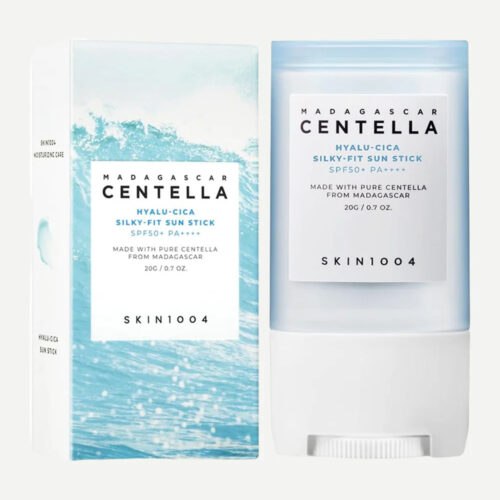ضد آفتاب استیکی آبرسان و تسکین دهنده هیالو سیکا اسکین 1004 SKIN1004 Hyalu Cica Silky Fit Sun Stick 20g