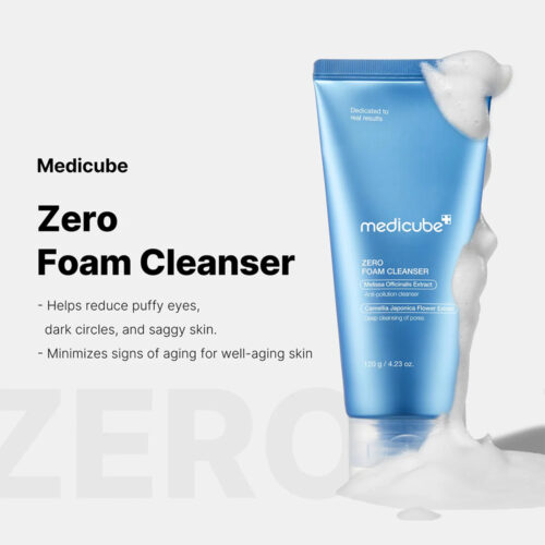 فوم شستشوی کنترل منافذ مدی کیوب Medicube Zero Foam Cleanser
