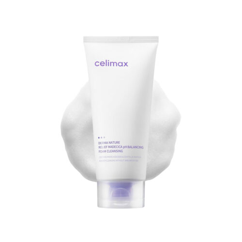 فوم شوینده متعادل کننده pH سلیمکس درما نیچر ریلیف مادسیکا Celimax Derma Nature Relief Madecica pH Balancing Foam Cleansing