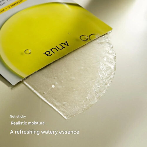 ماسک ورقه ای سرم ویتامین سی ضد لک و روشن کننده آنوا Anua Vita C Blemish Serum Mask