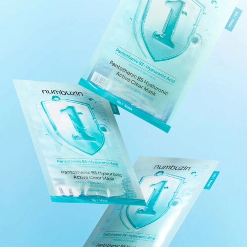 پک ماسک ورقه ای پانتوتنیک B5 و هیالورونیک اسید شماره 1 نامبوزین Numbuzin No.1 Pantothenic B5 Hyaluronic Active Clear Mask