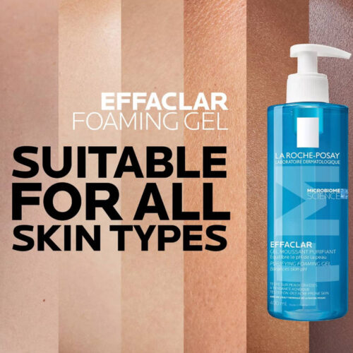 ژل شستشوی کنترل چربی لاروش پوزای la roche-posay effaclar purifying foaming gel