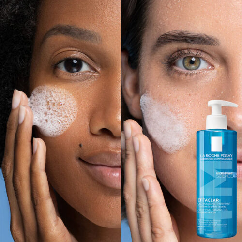 ژل شستشوی کنترل چربی لاروش پوزای la roche-posay effaclar purifying foaming gel