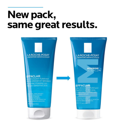 ژل پاک کننده افکلار مخصوص پوست چرب لاروش پوزای Effaclar Purifying Foaming Gel