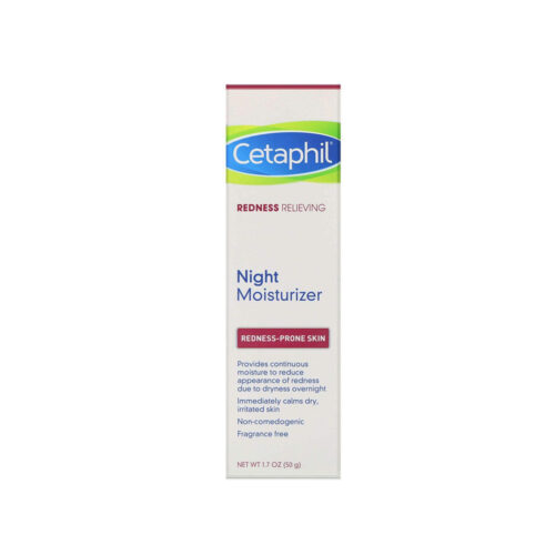 کرم رفع التهاب قرمزی و نازکی پوست ستافیل cetaphil night moisturizer cream