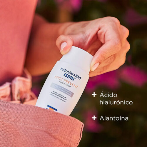 کرم ضد افتاب اسپات پریونت فیوژن فلویید ISDIN FotoUltra 100 Spot Prevent Fusion Fluid SPF50+