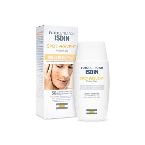 کرم ضد افتاب اسپات پریونت فیوژن فلویید ISDIN FotoUltra 100 Spot Prevent Fusion Fluid SPF50+