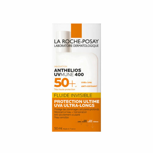 کرم ضد افتاب بی رنگ کنترل چربی فلوئید لاروش پوزای anthelios uvmune 400 la roche posay