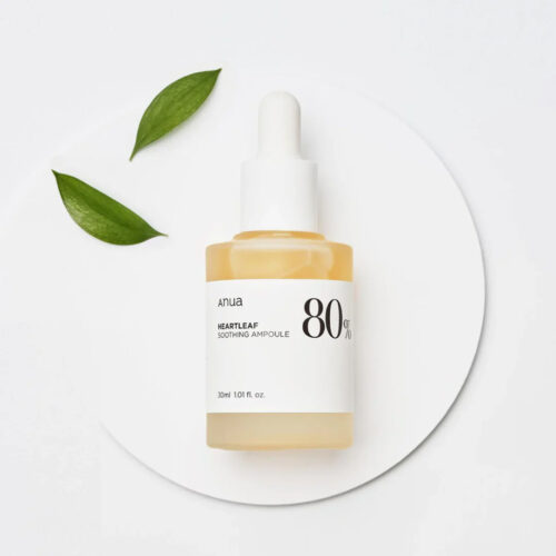 آمپول تسکین دهنده و مرطوب کننده 80% آنوا Anua Heartleaf 80% Moisture Soothing Ampoule