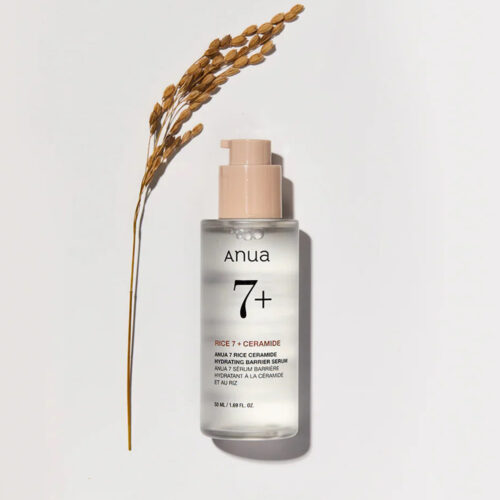 سرم آبرسان و تقویت کننده برنج و سراماید آنوا anua 7 rice ceramide hydrating barrier serum