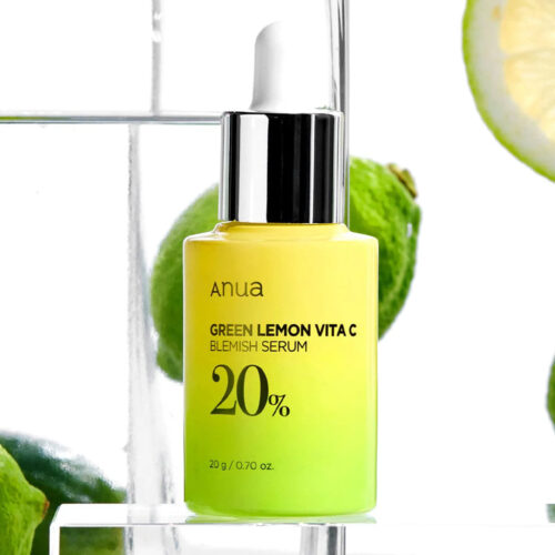 سرم ضد لک و روشن کننده ویتامین سی لیمو سبز آنوا anua green lemon vitamin c blemish serum 20ml
