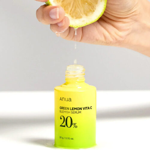 سرم ضد لک و روشن کننده ویتامین سی لیمو سبز آنوا anua green lemon vitamin c blemish serum 20ml