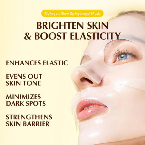 پک ماسک هیدروژلی روشن کننده کلاژن اکوال بری Eqqualberry Collagen Glow Up Hydrogel Mask