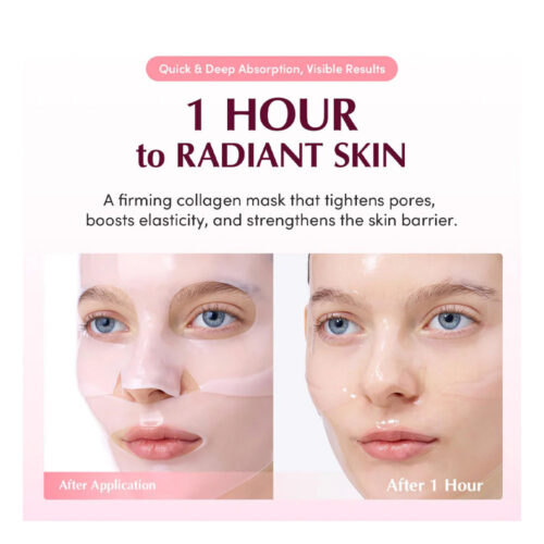 پک ماسک هیدروژلی کوچک کننده منافذ کلاژن اکوال بری Eqqualberry Collagen Pore Tight Up Hydrogel Mask