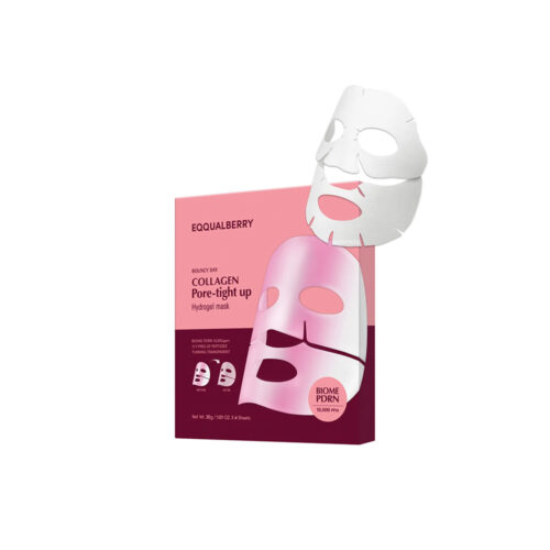 پک ماسک هیدروژلی کوچک کننده منافذ کلاژن اکوال بری Eqqualberry Collagen Pore Tight Up Hydrogel Mask