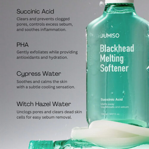 پک کنترل کننده منافذ و ضد جوش جومیسو Jumiso Blackhead Melting Softener & Cotton Pad Set