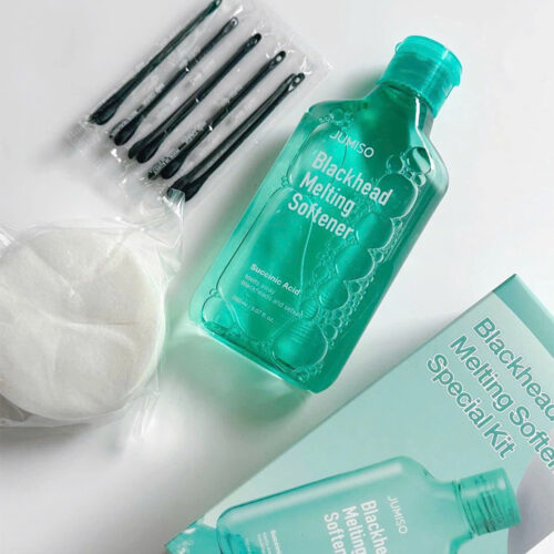 پک کنترل کننده منافذ و ضد جوش جومیسو Jumiso Blackhead Melting Softener & Cotton Pad Set