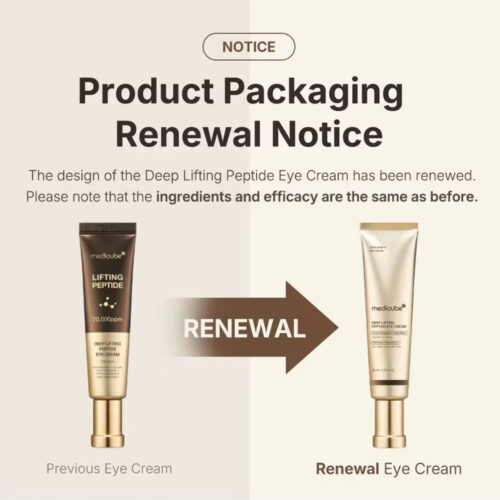 کرم دور چشم جوانساز پپتاید مدی کیوب medicube deep lifting peptide eye cream 30ml