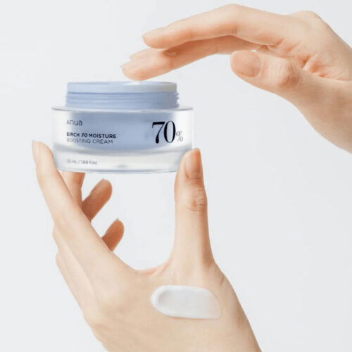 کرم مرطوب کننده و تقویت کننده شیره توس آنوا anua birch 70 moisture boosting cream 50ml