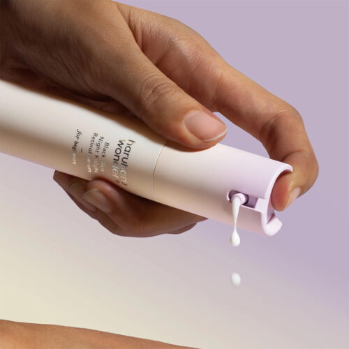 سرم شب رتینول برنج سیاه هاروهارو واندر haruharu wonder black rice night knight retinol serum