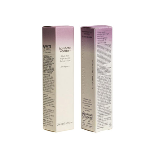 سرم شب رتینول برنج سیاه هاروهارو واندر haruharu wonder black rice night knight retinol serum