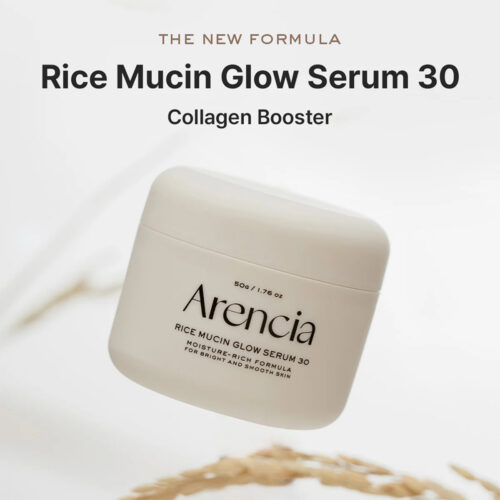 سرم شب ضد چروک و روشن کننده برنج آرنسیا Arencia Rice Mucin Glow Serum 30