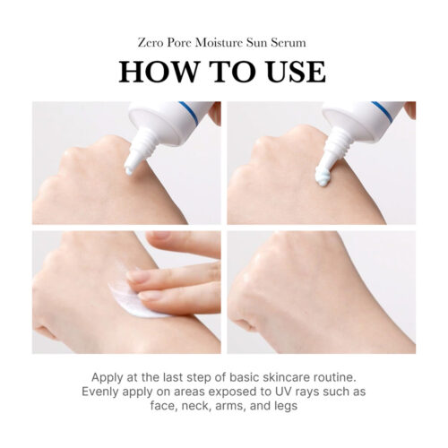 سرم ضد آفتاب کنترل منافذ و مرطوب کننده مدی کیوب Medicube Zero Pore Moisture Sun Serum