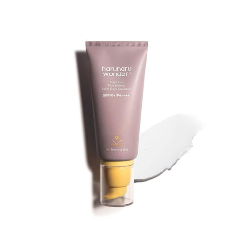 ضد آفتاب روزانه تسکین دهنده برنج سیاه هاروهارو haruharu wonder black rice relief daily sunscreen