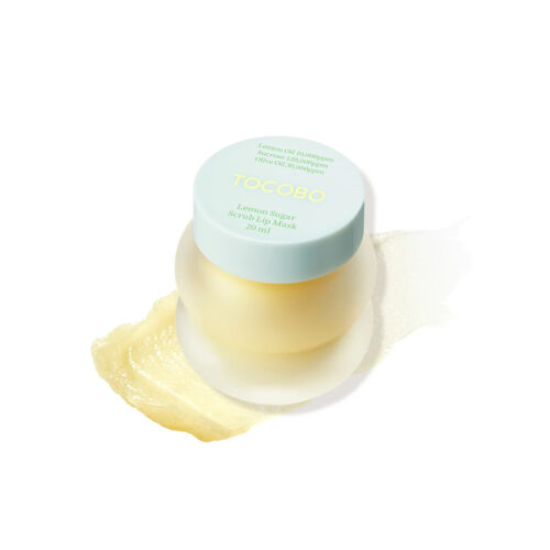 ماسک اسکراب روشن کننده و لایه بردار شکر لیمو توکوبو tocobo lemon sugar scrub lip mask
