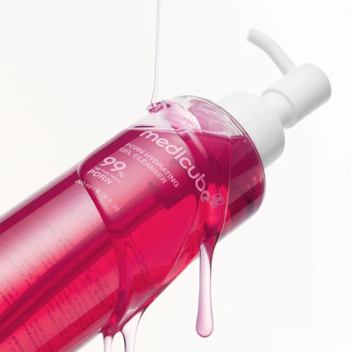 ژل شستشوی لایه بردار ملایم PDRN و روشن کننده مدی کیوب Medicube PDRN Pink Hydrating Gel Cleanser