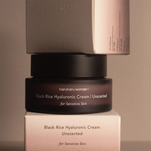 کرم آبرسان برنج سیاه 10% هیالورونیک هارو هارو واندر haruharu wonder black rice 10 hyaluronic cream unscented