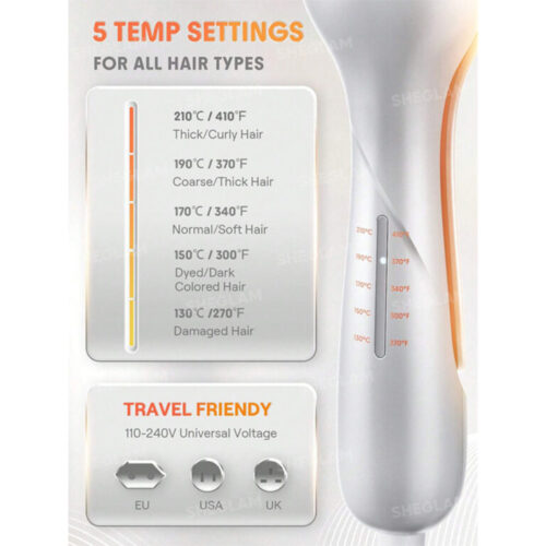 دستگاه ویو مو ساحلی شیگلم Sheglam Beach Babe Hair Waver - UK Plug