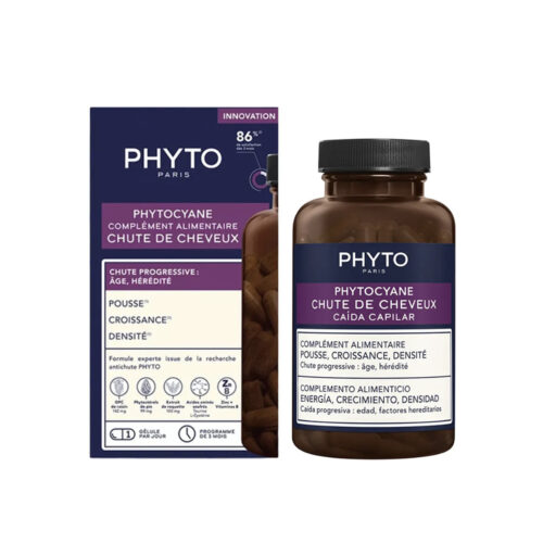 قرص ریزش موی هورمونی و ارثی فیتوسیان فیتو phyto phytocyane Anti hair loss Food Supplement