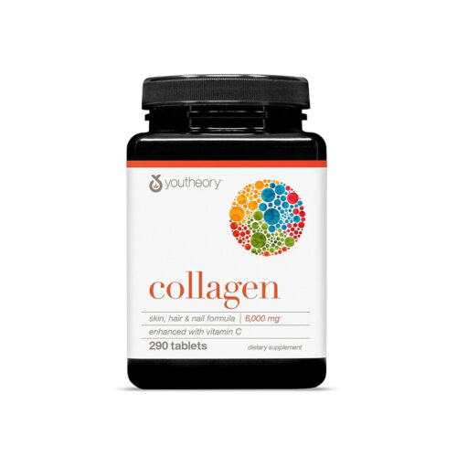 قرص مکمل و تقویت کننده کلاژن یوتئوری youtheory advanced collagen tb 290
