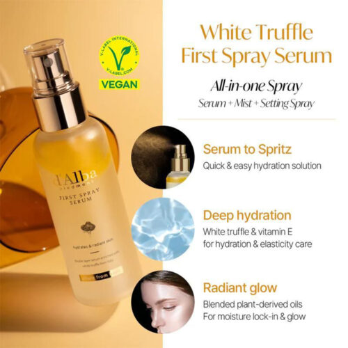 میست سرم آبرسان و درخشان کننده ترافل سفید د البا d'Alba White Truffle First Spray Serum