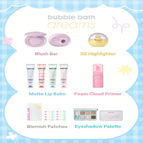 پک آرایشی حمام حباب شیگلم SHEGLAM Bubble Bath Dreams Full Collection Set