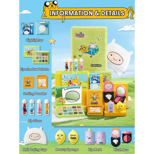 پک آرایشی ماجراجویی شیگلم Adventure Time SHEGLAM Full Collection Set